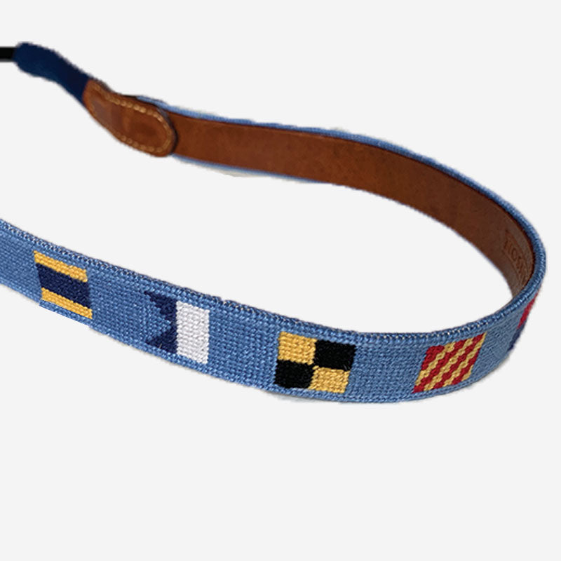 Smathers & Branson Signal Flag TGL Needlepoint Sunglass Strap