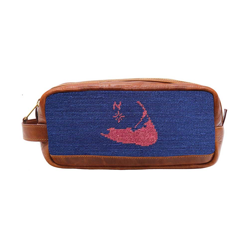 Murray's Toggery Shop x Smathers &amp; Branson Nantucket Island Toiletry Bag Navy