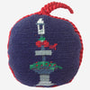 Smathers &amp; Branson Main Street Fountain Needlepoint Ornament