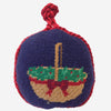 Smathers &amp; Branson Nantucket Basket Needlepoint Ornament