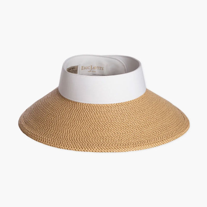 Eric Javits Squishee Halo Visor - Peanut/White - Murray's Toggery Shop