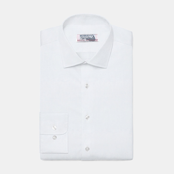 Stantt Pinpoint Oxford Spread Collar White / S