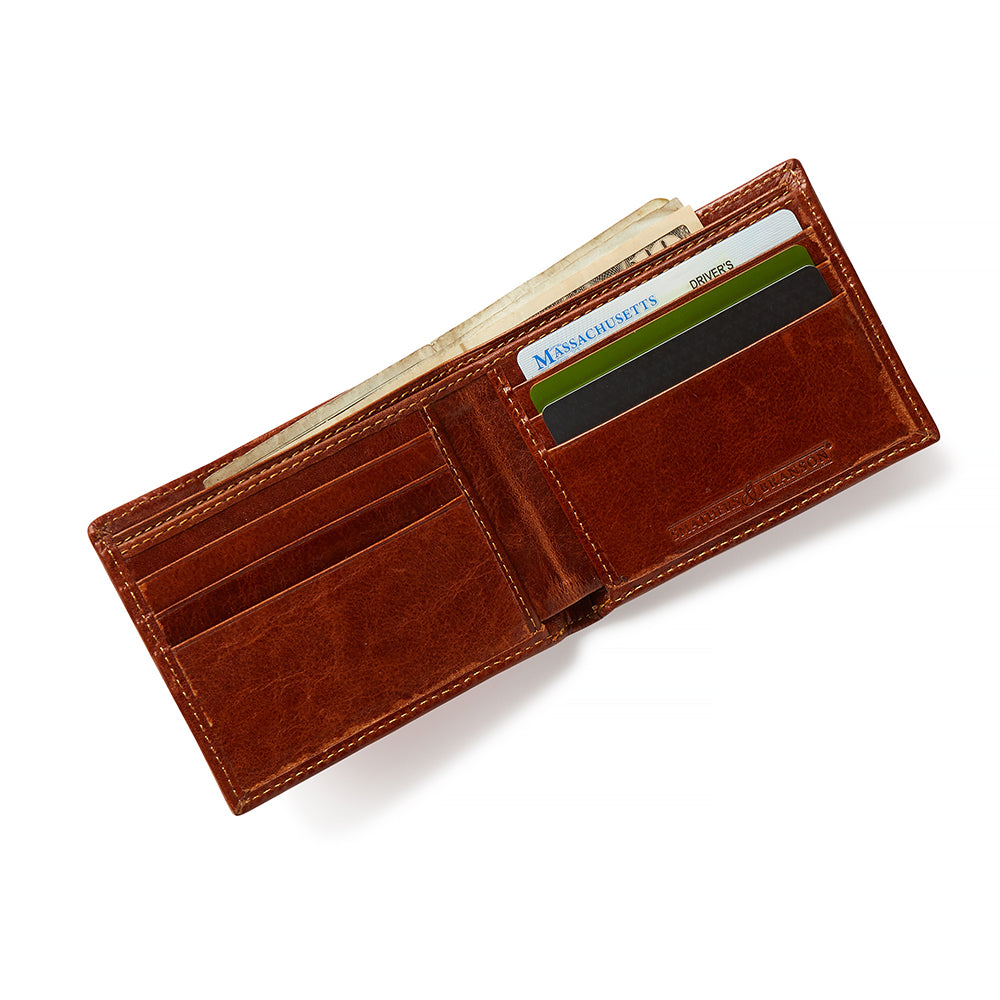 Smathers & Branson ACK Needlepoint Bifold Wallet - Red