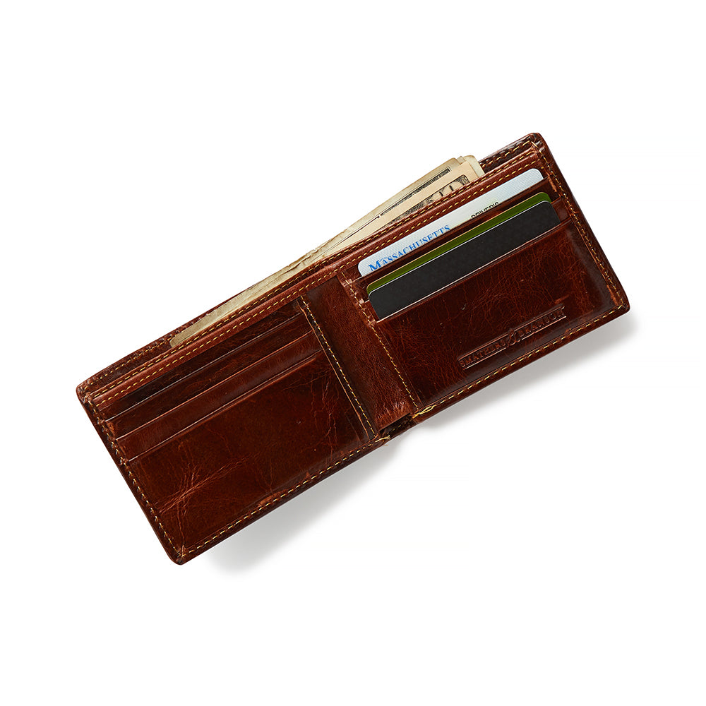 Smathers & Branson Great Point - Beach Trucks Needlepoint Bifold Wallet