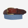 YRI Men&#39;s Stretch Elastic Belt - Blue