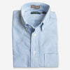 M Crest by Gitman Bros Stripe Button Down Oxford Blue