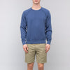 Save Khaki United Long Sleeve Supima Crew Sweatshirt Indigo