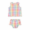 Classic Prep Poppy Dress &amp; Bloomer - Rainbow