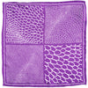 Seth B Minkin Violet Scales Pocket Square