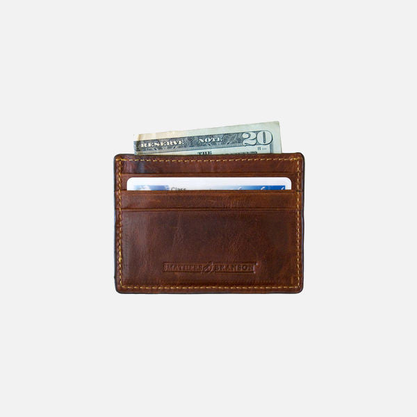 Smathers & Branson American Flag Needlepoint Card Wallet