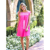 J. Marie Devyn Dress - Pink Embroidery