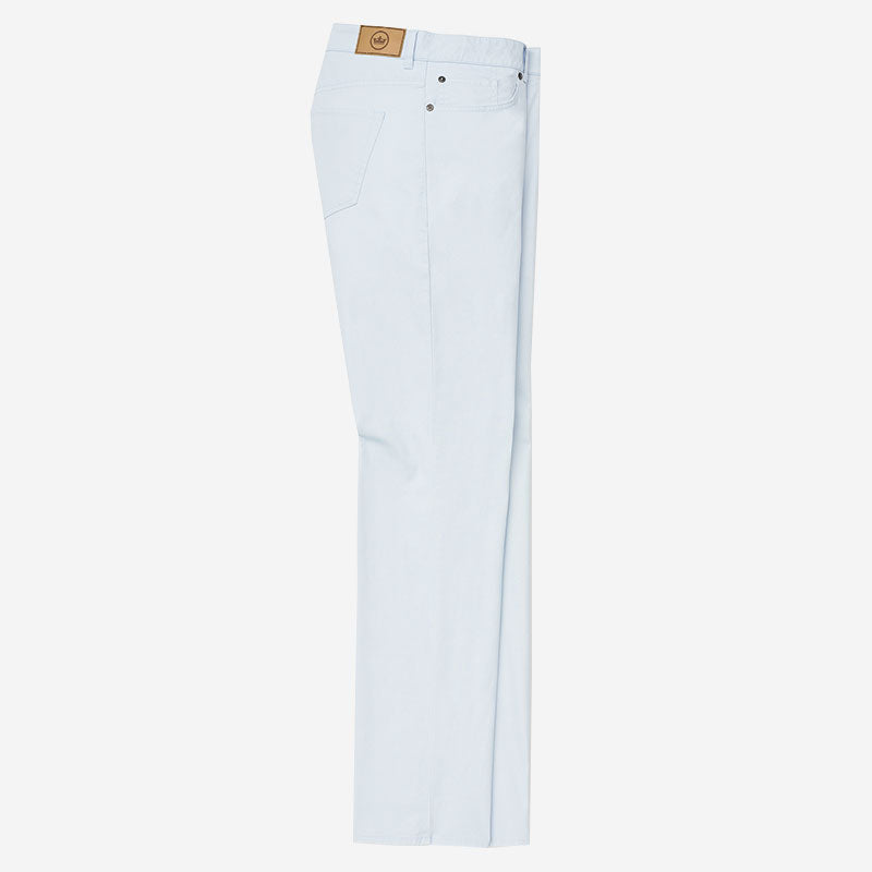 Peter Millar Soft Touch Twill Five-Pocket Pant Sky