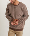 Marine Layer Fleece Out Crew Sweatshirt - Walnut