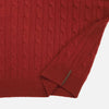 Hommard The Cable Sweater - Red