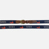 Smathers &amp; Branson Nantucket Island Coordinates Needlepoint Belt