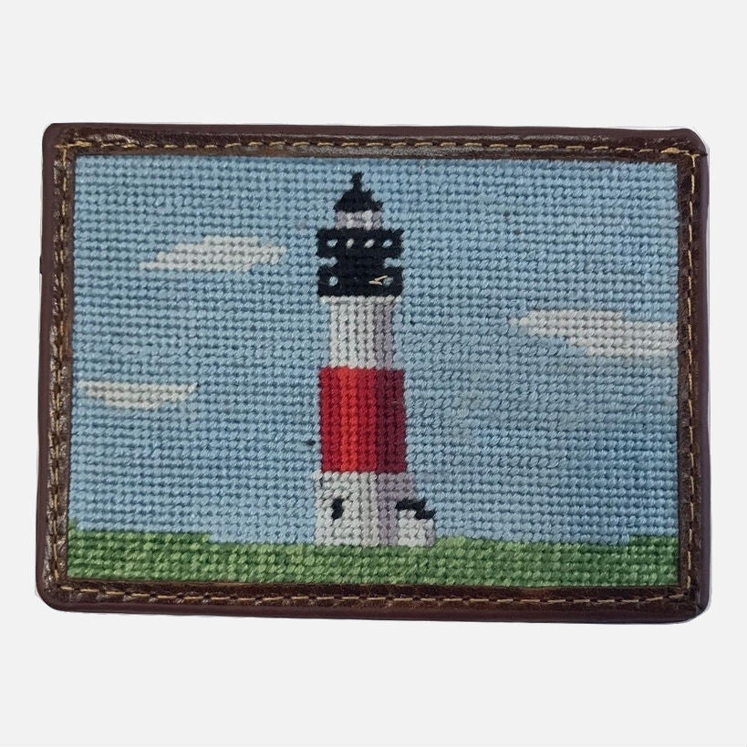 Smathers & Branson Sankaty Needlepoint Card Wallet