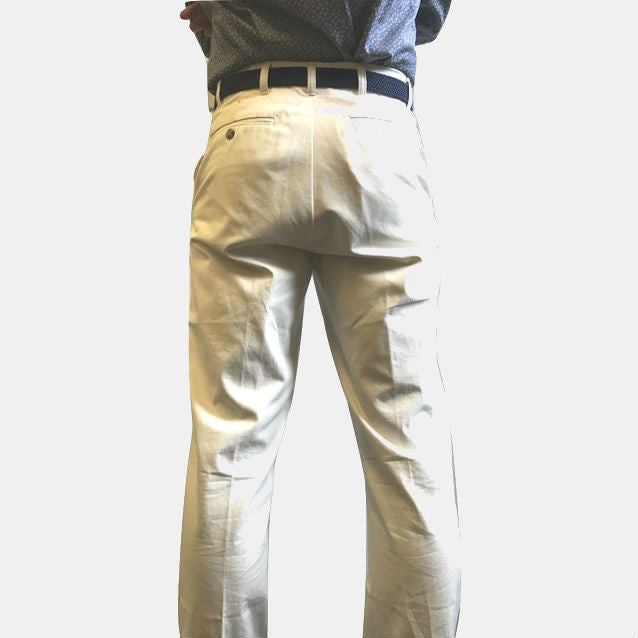 Nantucket Reds Collection® Men's Plain Front Pants - Stone