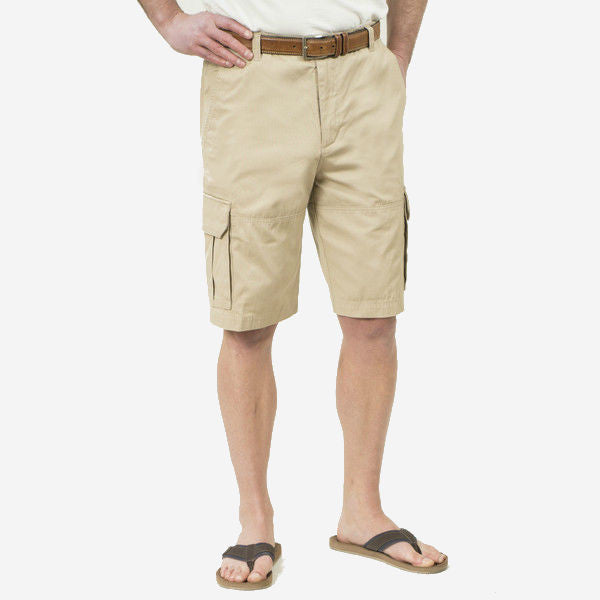 Nantucket Reds Collection® Men's Cargo Bermuda Shorts - Khaki