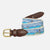 YRI Men's Ribbon Belt - Lighthouse Scene