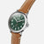 Shinola The Runwell 41MM Men's Green Watch - Maple Leather Strap