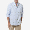 Castaway Chase Shirt - Blue Oxford with Woody &amp; Tree