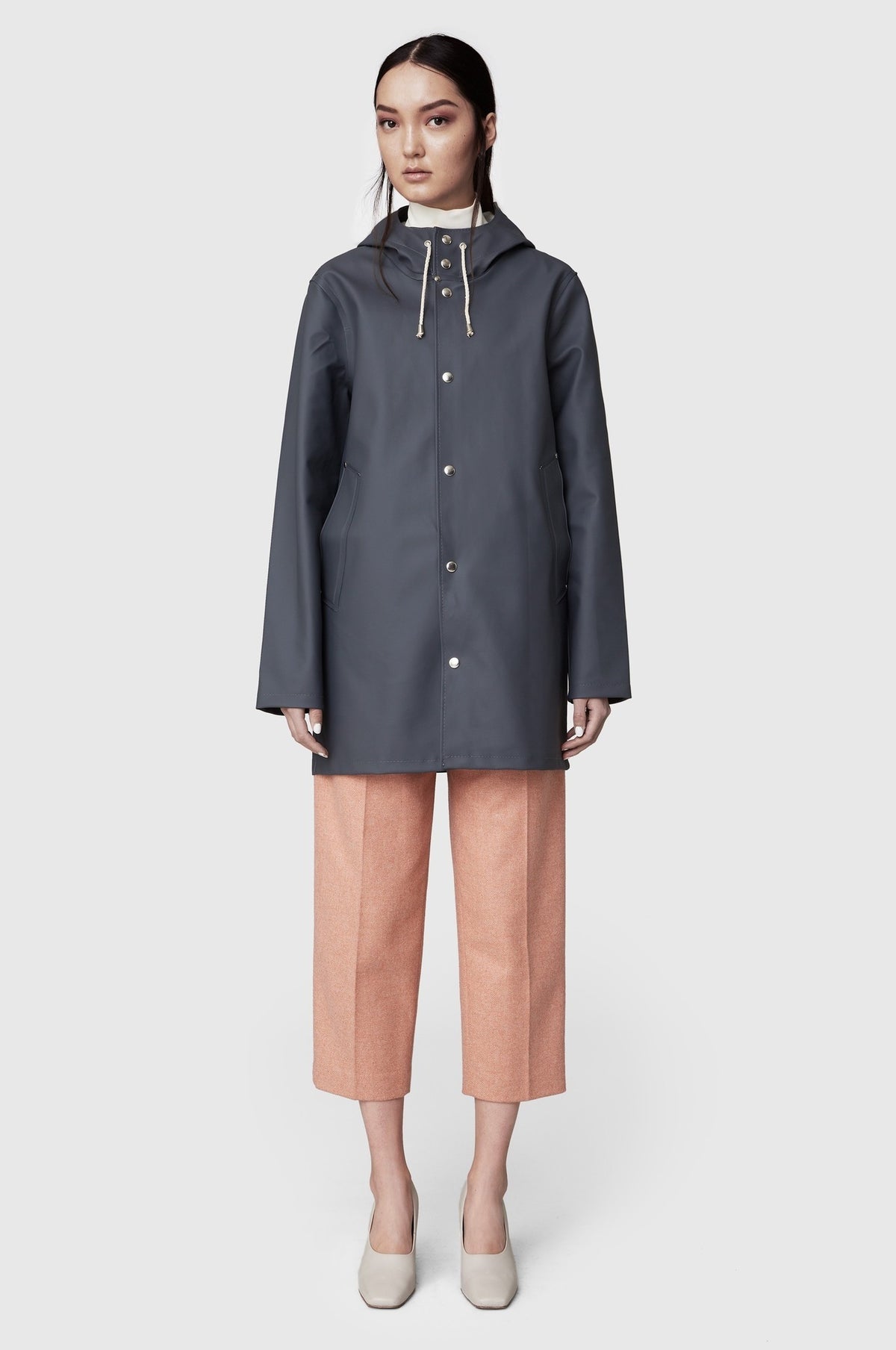 Stutterheim Stockholm Rain Jacket Charcoal