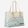 Spartina 449 Map Tote - Northeastern Harbors